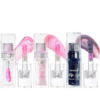 3 Pcs Magic Color Changing Lip Oil,Long-Lasting Wear Lip