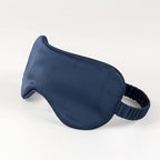 Silk Sleep Mask - 22 Momme Pure Natural 100% Mulberry,Silk Eye Mask for Night Sleeping,Travel, (Purplish Blue)