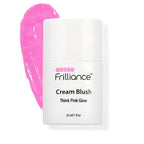Frilliance Hydrating Cream Blush, Think Pink Glow Tint, Cruelty Free Hypoallergenic for Teens of All Skin Types, 30 ml / 1 fl oz
