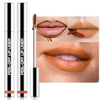 2Pcs Matte Liquid Lip Stain Peel Off Lip liner Tattoo, Matte Peel Off Lip Stain, Long Lasting Waterproof Lipstick Lip Gloss Stain, Transfer-proof for All Skin Types (0.24 fl oz-01#+07#)