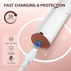 Facial Hair Removal for Women, Portable Lady Shaver, Rechargeable Painless Hair Remover for Face, Upper Lips, Chin, Peach Fuzz