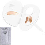 Makeup Mixing Palette, Handheld Foundation Mixing Palette with Foundation Spatula, 180 Degree Expansion Makeup Palette Tray for Makeup Artist and Beginner, Lipstick Eyeshadow Foundation Color Test