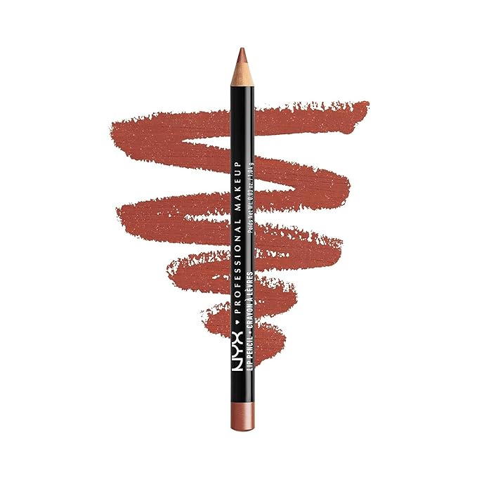 NYX PROFESSIONAL MAKEUP Slim Lip Pencil, Long-Lasting Creamy Lip Liner - Ever