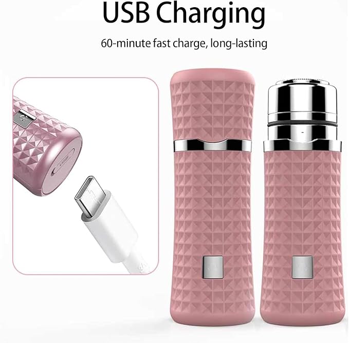 Mini Razors for Women, Upgraded Portable Powerful Electric Razors for Men, Facial Hair Remover for Women, Painless Face Shaver for Travel Office Business Trips