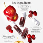 NOONI Korean Hydrating Lip Oil - Applecranberry | Long-Lasting, Moisturizing, Plumping, Revitalizing for Dry Lips, Waterproof, No Peel Off, Hydrating, Nourishing Crystal Clear, 0.12 FL Oz