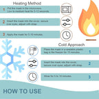 Single Moist Heat Eye Compress Pad, Microwavable, Eye Mask for Dry Eye, Good for Pink Eye, Blepharitis and Stye Eye, Reusable Gel Eye Mask with Storage Pouch