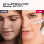 Dermaplane Razor for Women, Dermaplaning Tool - Face Razors for Women and Men, Eyebrow Trimmer and Facial Hair Removal Shaver, Gentle Exfoliation Blades Epilator for Men (6 Count)