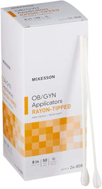 Mckesson ob/gyn applicators rayon tipped,
