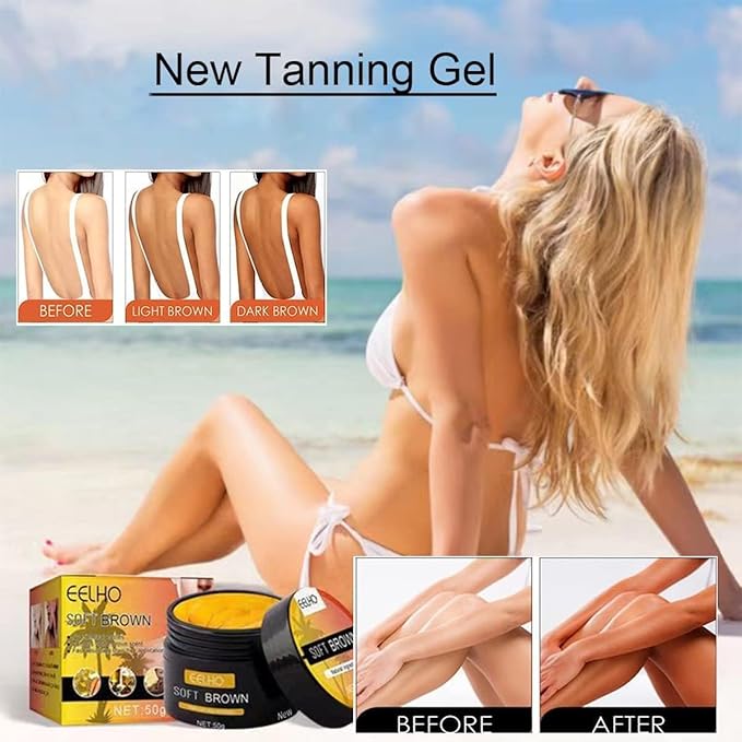 Lngredients:Carrot, Tanning Gel, Tanning Oil, Tanning Lotion, Tanning Bed Lotion, Indoor/Outdoor Tanning Lotion for Tattoo & Color Fade Protection - Anti-Orange【50g】