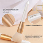 DUcare Powder Brush - Fluffy Large Makeup Brush With Soft Synthetic Bristles For Quick Makeup Setting and Blush for Flawless Application