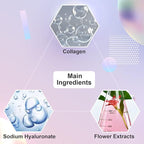 Adofect 30 Pieces Peach Moisturizing Collagen Lip Masks Crystal Lip Care Gel Pads Patches, Mouth & Lips Age Defying Masques - Great for Anti-Chapped, Anti-Wrinkle, Plump Your Lips, Rose Red