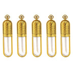 5 Pcs 3ml Lip Gloss Tubes Empty Refillable Lip Balm Bottles Vials Containers with Lip Brush for DIY Lipstick Lip Gloss Samples