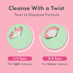 Rael Miracle Clear Cleansing Balm – Makeup Remover, Twist-Up Face Cleanser, Double Cleanse, Non-Comedogenic, with Rice Bran & Jojoba Oils, Vegan, Korean Skin Care, All Skin Types (1.69 fl oz)