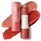 2PCS Marbled Matte Lip Stick Makeup - Velvety Finish | Naked-lip Feel, Full Coverage, D001+D003