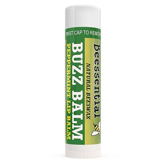 Beessential Natural Bulk Lip Balm, Peppermint, Gifts,