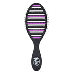 Wet Brush Refresh and Extend Speed Dry Black Detangling Hair Brush -Vented Design and Ultra Soft HeatFlex Bristles Are Blow Dry Safe -Removes Dirt Excess Oils and Impurities-Charcoal Infused Bristles