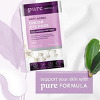 Collagen and Peptides Under Eye Patches - Reduces Puffiness & Dark Circles, Firming & Anti-aging Under Eye Pads - Cruelty Free Korean Skin Care For All Skin Types - 5 Pairs