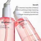 BIODANCE Collagen Cleansing Oil, Facial Oil Cleanser, Gentle Makeup Remover without Clogging Pores, Removes Bleackhed and Whitehead for Sensitive Skin, Oily Skin, Korean Skincareㅣ6.76 fl. oz. (200 ml)