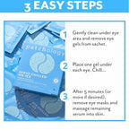 Patchology Iced Cooling Under Eye Mask Patches with Peptides, Cloudberry Oil and Bakuchiol. Cool eye gels to firm skin and soothe, reduce fine lines and under eye bags 5 Pair