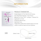Under Eye Gel Pads Eyelash Extension Pads Lint Free DIY False Eyelash Lash Extension Makeup Eye Gel Patches Pack (50)