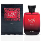 RASASI Hawas For Him & Hawas Fire Eau De Parfum Sprays 100ML (3.4 OZ) Unleash Your Power With Fresh, Intense Notes & Embrace Lasting, Refined Masculine Scents. (BUNDLE)