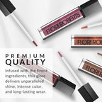 Flori Roberts Mineral Base Lip Shine, Vibrant Lip Gloss Makeup for Women of Color or Deeper Skin Tones, Non-Sticky, Long Wear High Shine Finish