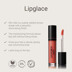 Lipglace - Hypoallergenic Vegan Lip Gloss - Fragrance Free & Allergy Certified - Non Sticky & Moisturizing Lipgloss - Anti-Aging Hydrating Lipgloss (90's Vibe, 3,5 g)