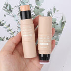 3 Pcs Contour Highlighter Blush Sticks with Brush, Shades with Highlighter & Bronzer Pen & Cream Blush, Waterproof, Longwear Makeup