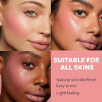 Cream to Powder Blush Stick, High Impact Color, Moisturizing Face Makeup (01#, 1 Count (Pack of 1))