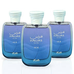 RASASI Hawas Ice EDP 100ML (3.4 OZ) | Long Lasting, Exquisite, Luxurious, Arabian Scents. (PACK OF 3)