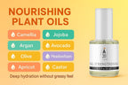 Nail Strengthening Oil Plus, Growth and Repair Treatment for Weak Nails, Nourishing 25 Essential & Carrier Oils Formula - 0.33 fl oz