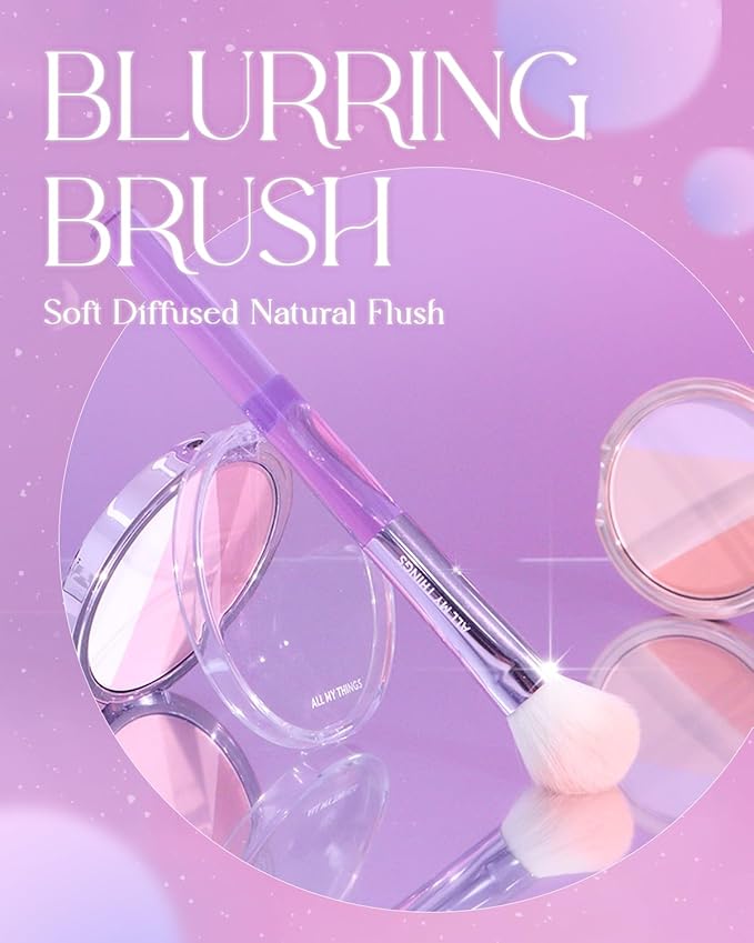 AMTS Face Blush Brush for Professional Quality Precision Makeup Application