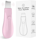 Skin Scrubber Face Spatula Skin Spatula Pore Cleaner Blackhead Remover Tools for Facial Deep Cleansing Skin Care Tool for Men and Women (Pink)