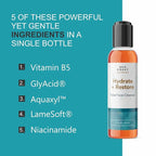 SUN COAST SCIENCES - Hydrate + Restore Total Face Cleanser, Vitamina B, Hydrating Facial Cleanser With Niacinamide for All Skin Types - 4 fl oz
