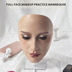 Silicone Full Face Mannequin, Makeup Mannequin 20ml