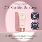 d'alba Piedmont Waterfull Tone-Up Sunscreen Serum BROAD SPECTRUM SPF 50 + Korean Sunscreen for Face, All Skin Tones, Sweat Proof Formula (1.69 fl.oz.)