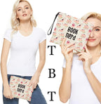 Book nerd gifts makeup bag