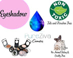 White Satin Snowflake Pearl Shimmer Finish Pressed Powder Single Vegan Eyeshadow; Talc, Paraben & Cruelty Free