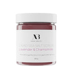 Amira Beauty Dead Sea Salt Body Scrub | Lavender & Chamomile | Foaming Shower Scrub with Organic Essential Oils | Exfoliates and Moisturizes Skin | 7 OZ