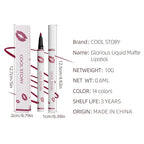 COOL STORY Lip Liner Pencil - Matte Lip Tint Stain Marker - Long Lasting Waterproof 02#