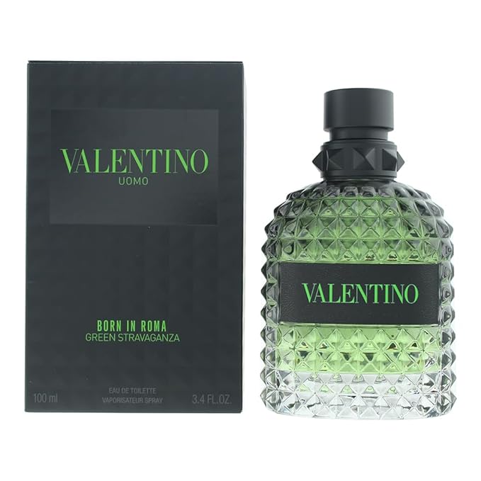 Valentino Uomo Born In Roma Green Stravaganza by Valentino for Men - 3.4 oz EDT Spray