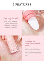 AKARY Shimmer Highlighter Powder, Fairy Polvo De Hadas Highlighter Powder & Blush Stick, Instant Glow Luminizer Duo, Glitter Body Face Hair High Gloss Stick, Sparkle Smudge-Proof Highlighter Stick Party Makeup (C-#01)