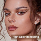 Kaely 1.5mm Skinny Gel Eyeliner Pencil,Brown Cat Eye Liner Makeup Pen,Cream Smooth Eyeliner Crayon,delineador de ojos contra el agua,Waterproof Long Lasting 16 Hour Wear,Vegan & Cruelty Free,02