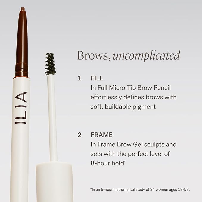 ILIA - In Full Micro-Tip Brow Pencil | Non-Toxic, Vegan, Cruelty-Free, Clean Makeup (Blonde)