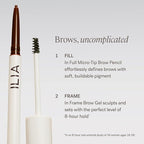 ILIA - In Full Micro-Tip Brow Pencil | Non-Toxic, Vegan, Cruelty-Free, Clean Makeup (Soft Brown)