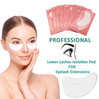 50 Pairs Under Eye Pads, Lint Free Lash Extension Eye Gel Patches for Beauty Salon False Eyelash Extensions Grafting, Hydrogel Eye Mask Beauty Makeup Tool