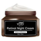 Vivo Per Lei Retinol Night Cream - Retinol Cream for Face - Anti Aging Moisturizer for Women - 1.76 Oz.