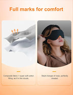 Heated Eye Mask, Cordless Heat Eye Compress for for Dry Eye Stye Relax Eye Strain, Portable Electric Warm Eye Mask for Blepharitis, Chalazion, Eye Fatigue or MGD
