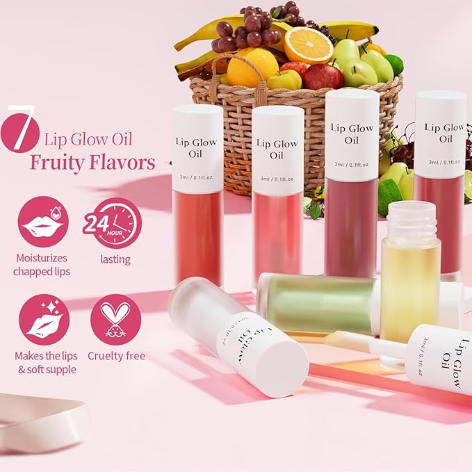 Plumping Lip Oil, Long Lasting Hydrating Plum)