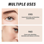 2pcs Liquid Concealer Set with Brush,Full Cover,Concealer W